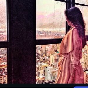 Light Weight Khaki Thin Trench Cover Up